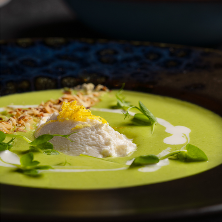 fehérboros borsóleves